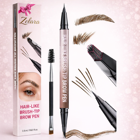 Zelara™ Waterproof Dual Brow Pencil – Smudge-Proof (Copy)