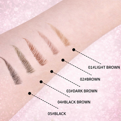 Zelara™ Waterproof Dual Brow Pencil – Smudge-Proof